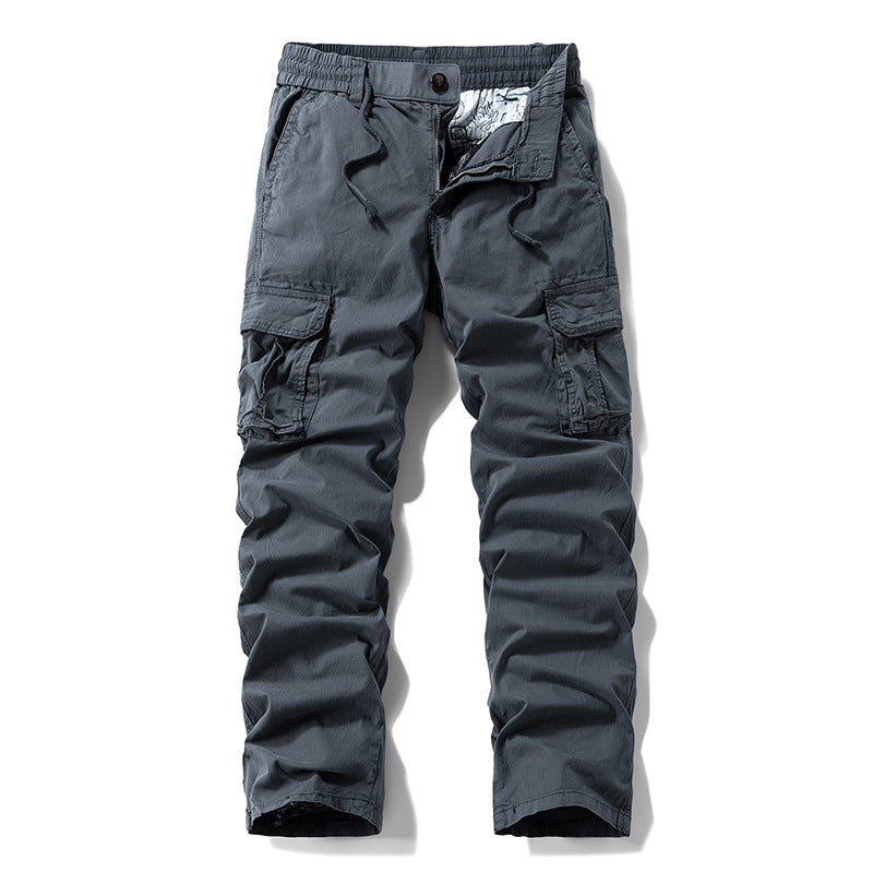 Men's Multifunctional Cargo Pants with Elastic Comfort Waistband, Drawstring and Organizer Pockets Mune Fashion