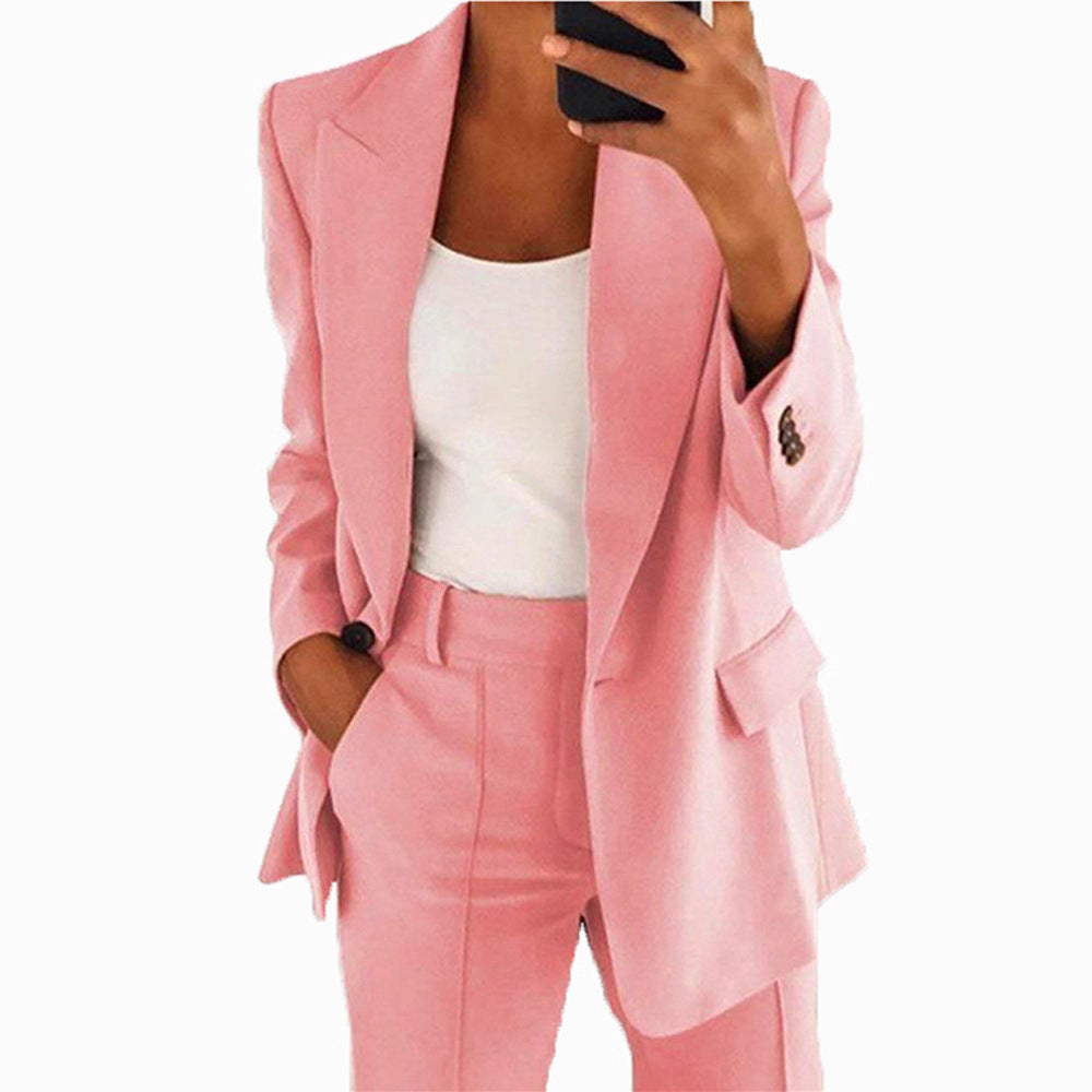 Women's tailored blazer pants business suit made of stretch fabric Mune Fashion