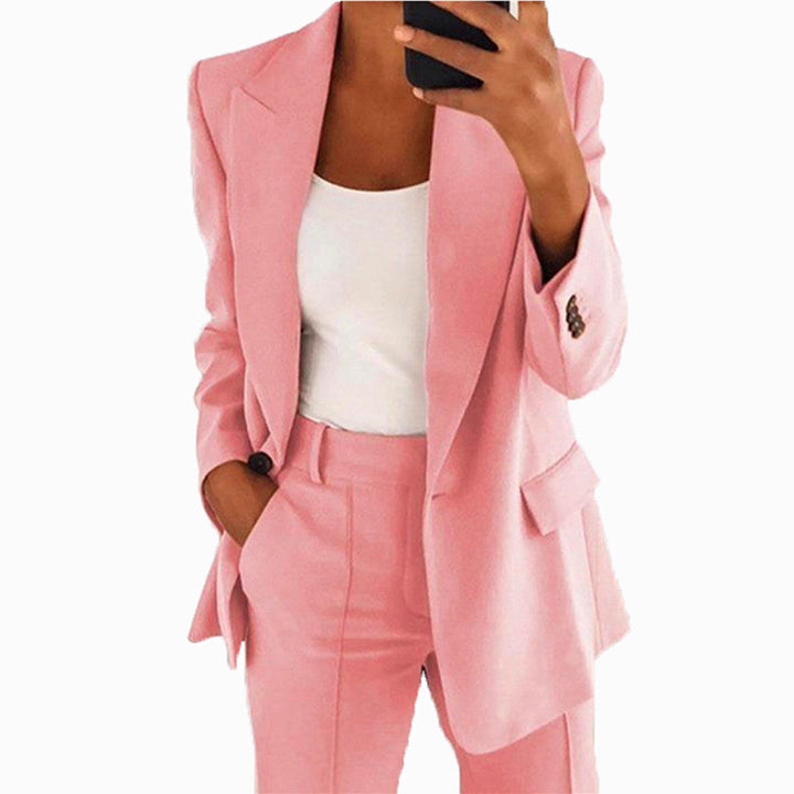 Women's tailored blazer pants business suit made of stretch fabric Mune Fashion