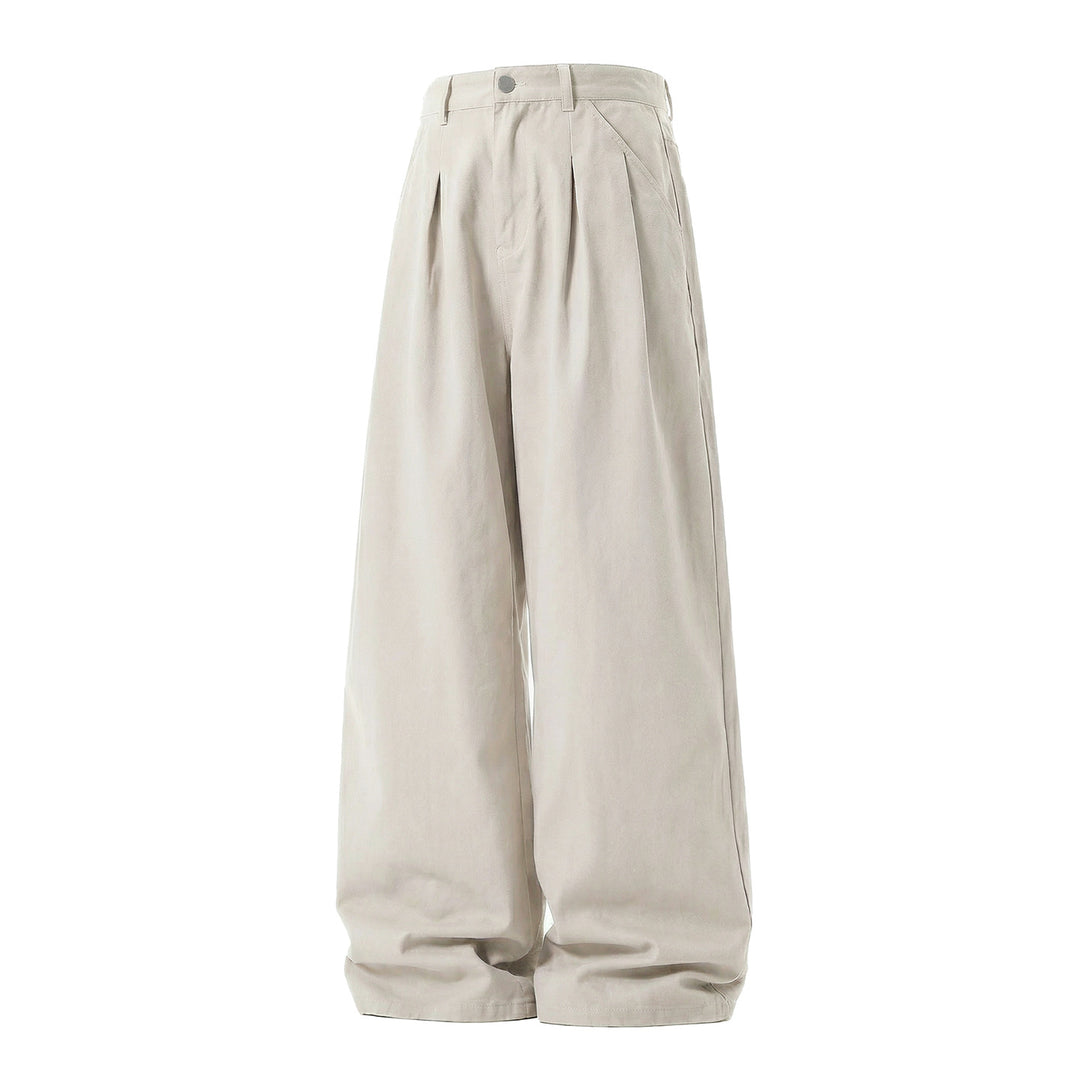 Women's High-Waisted Pleated Trousers with Extra Wide Leg Mune Fashion