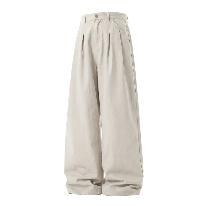 Women's High-Waisted Pleated Trousers with Extra Wide Leg Mune Fashion