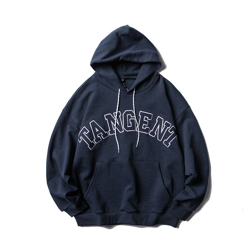 Unisex Oversized Hoodie in Collegiate Look with Kangaroo Pocket and Contrast Drawstring Mune Fashion