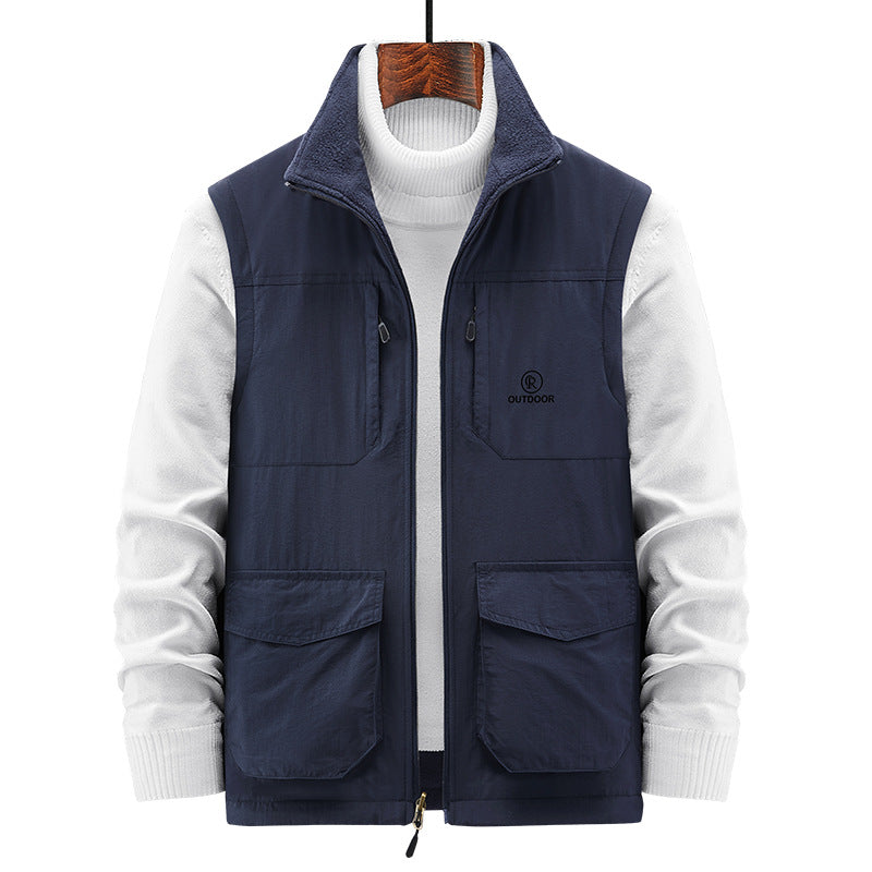 Men's Robust Functional Vest with Many Pockets Mune Fashion