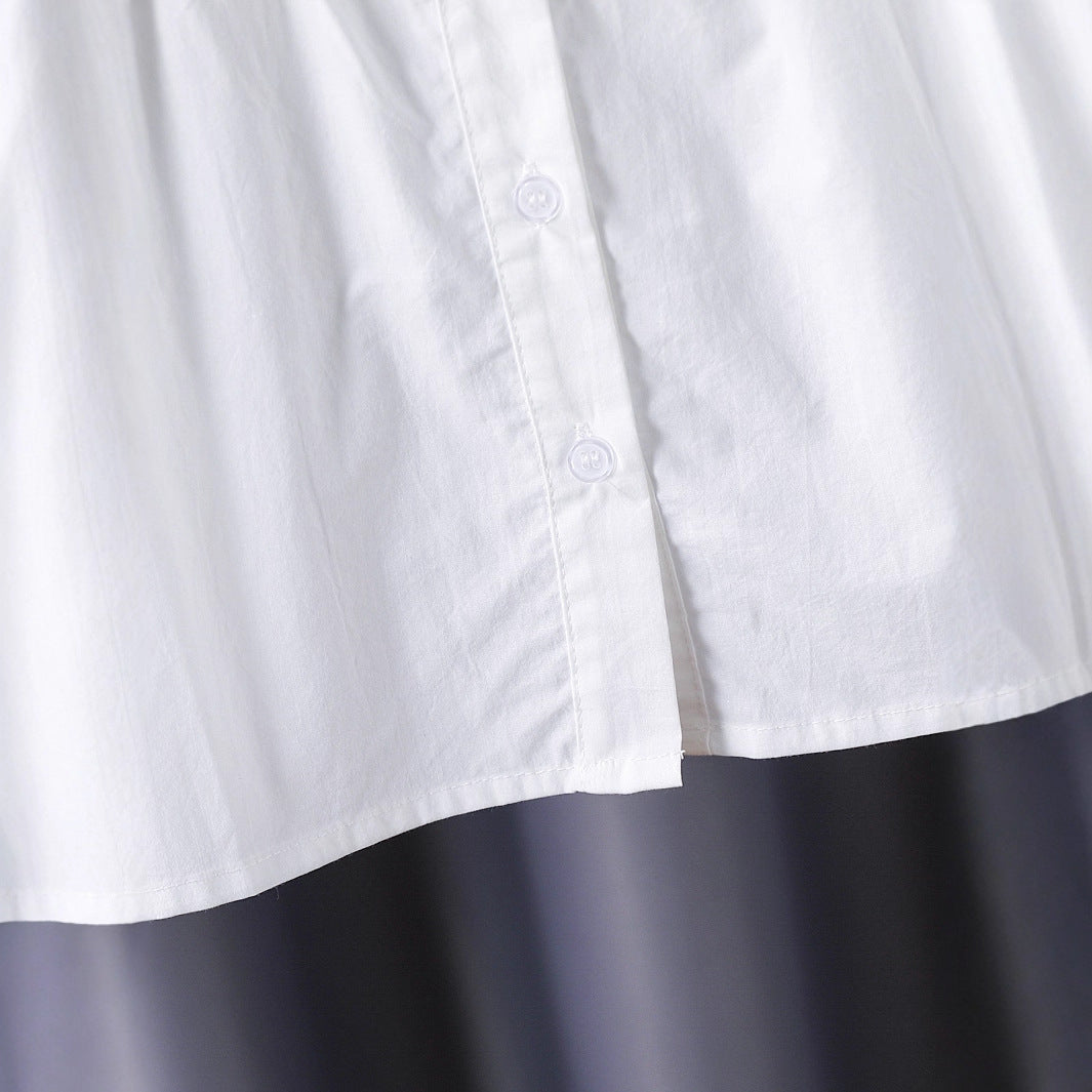 Girl Ruffle Blouse with Elegant Button Placket Mune Fashion