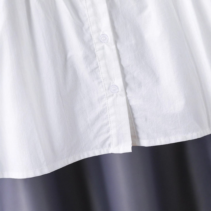 Girl Ruffle Blouse with Elegant Button Placket Mune Fashion