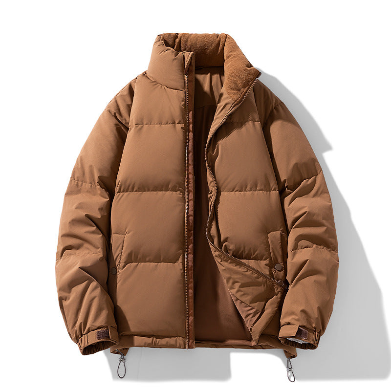 Damen Wattierte Steppjacke mit hohem Kragen und Teddyfutter Mune Fashion