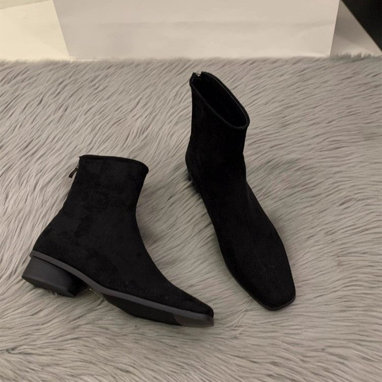 Women Elegant Ankle Boots Mune Fashion