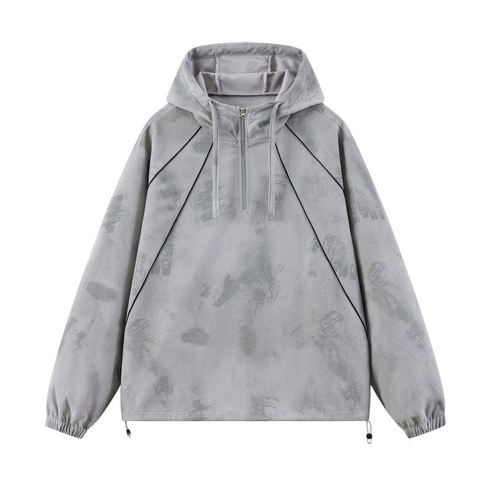 Women’s sporty hooded jacket with side zippers Mune Fashion