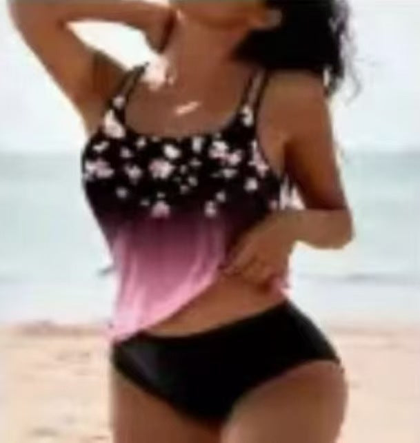 Ladies swimsuit with fashionable print and adjustable straps Mune Fashion