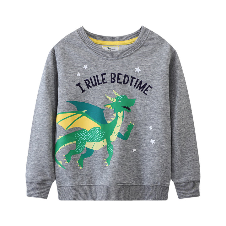 Boys sweatshirt with vibrant dragon design Mune Fashion