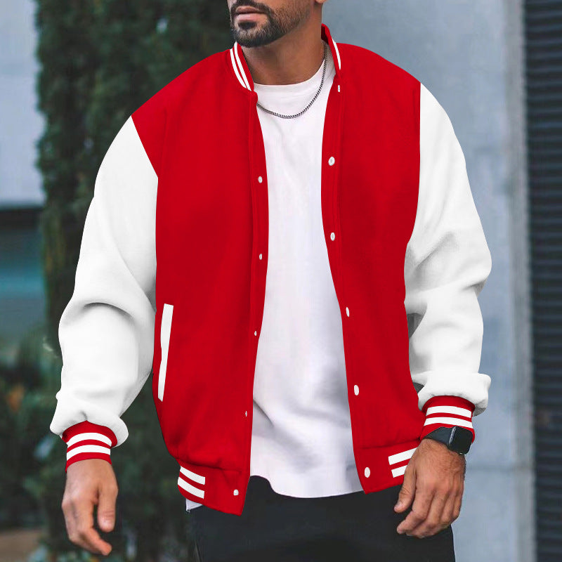 Men's Sporty College Jacket Mune Fashion