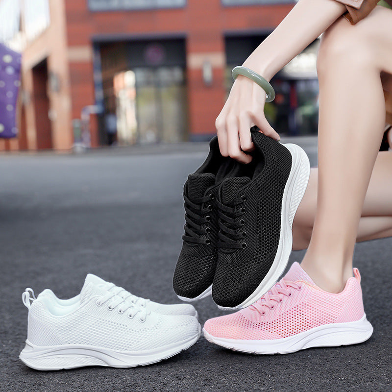 Women’s light knit everyday sneaker with seamless mesh upper material and cushioned comfort insole Mune Fashion