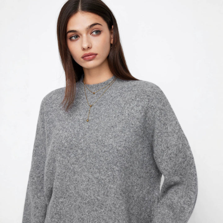 Women Comfortable Oversized Sweater Mune Fashion