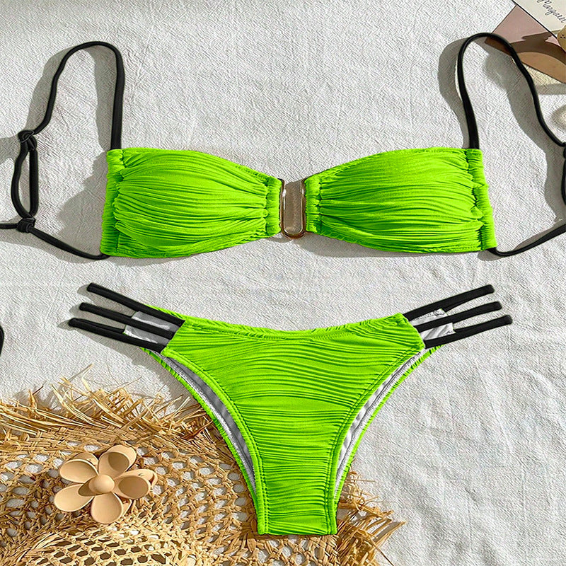 Women Push-Up Bikini with sophisticated ruffle details Mune Fashion
