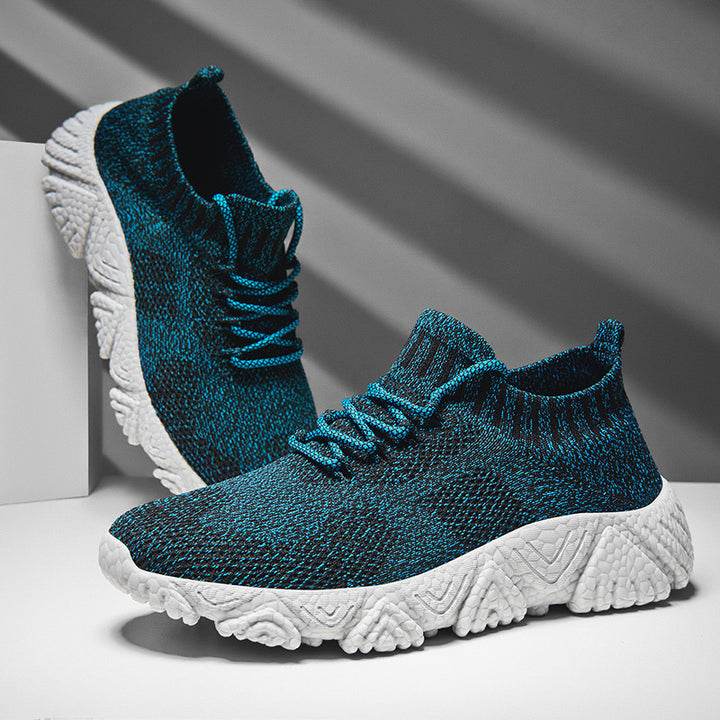 Unisex nan urban knitted slip-on sneakers with sock-like shaft and distinctive profile sole Mune Fashion