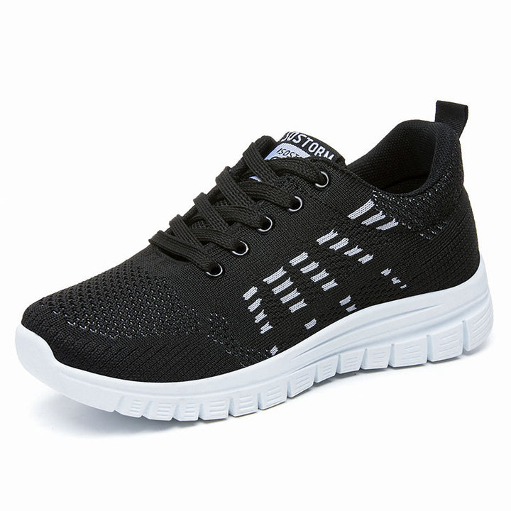 Women's nan flexible knit-fit sneaker with elastic sock shoe, cushioning honeycomb EVA midsole and pull tab Mune Fashion