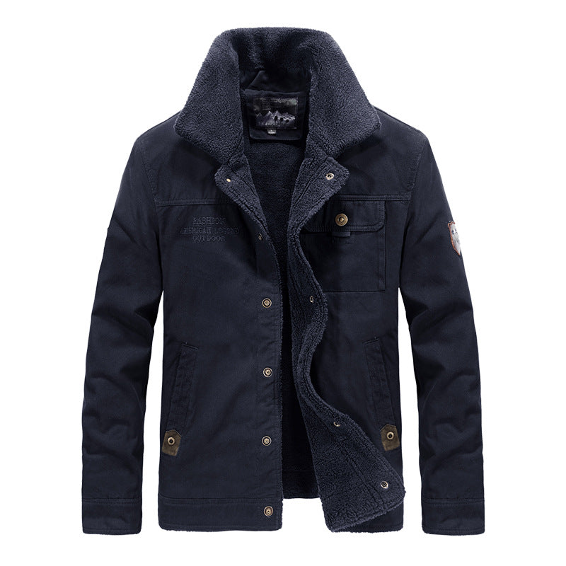 Men's Fashion Leisure Jacket with Teddy Lining Mune Fashion