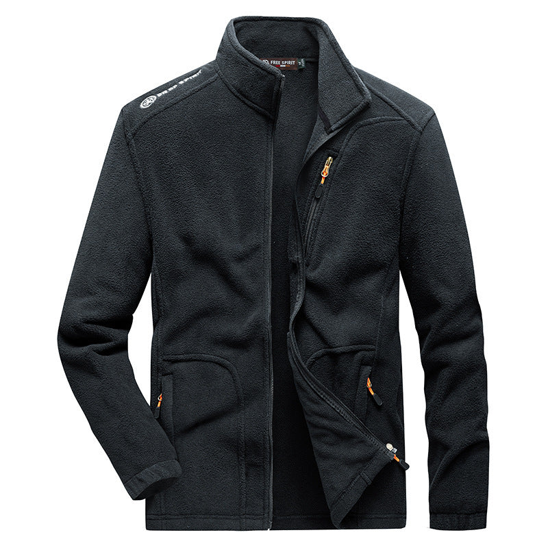 Men's Soft Fleece Jacket with Practical Pockets Mune Fashion