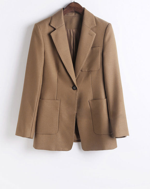Women’s Fashionable Blazer with Large Pockets Mune Fashion