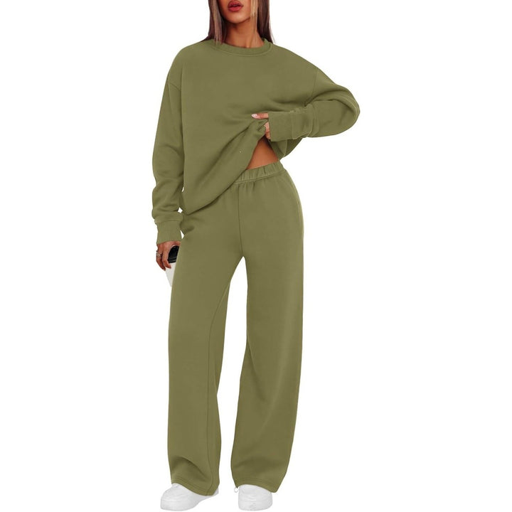 Women's casual sweatshirt and loose jogging pants set Mune Fashion