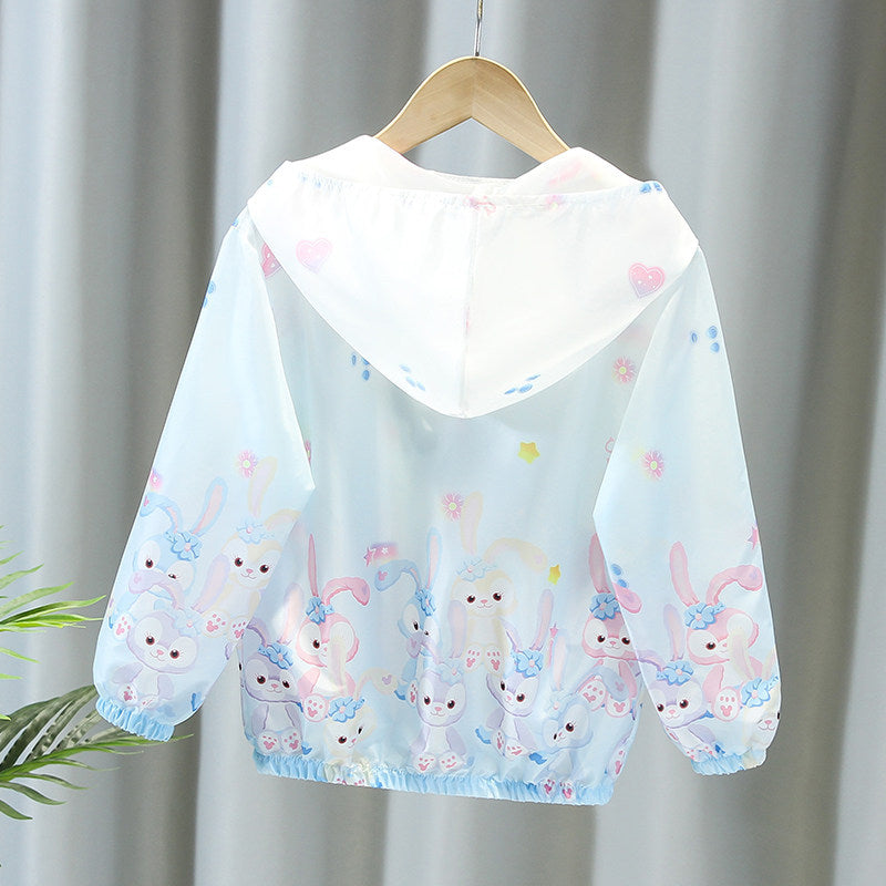 Women's lightweight hooded jacket for children with zipper and cute bunny design Mune Fashion