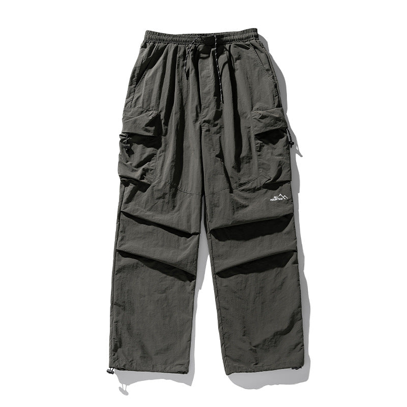 Unisex Technical Outdoor Cargo Pants with Elastic Waistband, Adjustable Hem and Multiple Pockets Mune Fashion