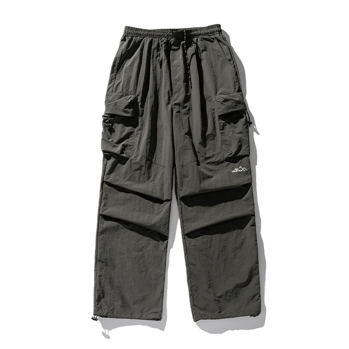 Unisex Technical Outdoor Cargo Pants with Elastic Waistband, Adjustable Hem and Multiple Pockets Mune Fashion