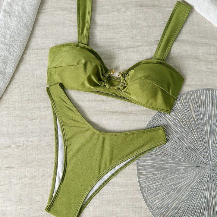 Ladies High-Quality Bikini with Elegant Underwire Design Mune Fashion