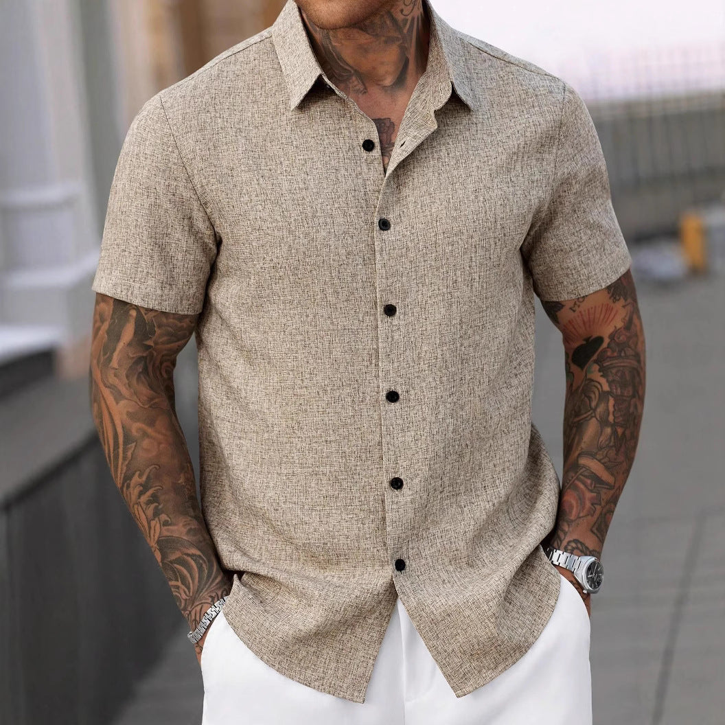 Men's Short Sleeve Shirt Mune Fashion
