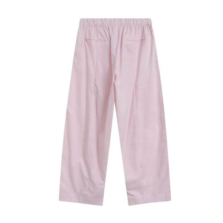 Women's Wide Culotte Pants with Elastic Waist and Straight Hem Mune Fashion
