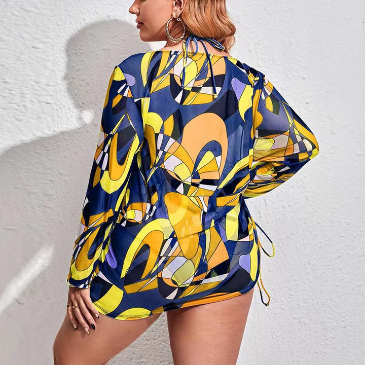 Women's swimsuit with fashionable cut-out and long sleeve Mune Fashion