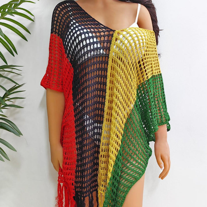 Women's airy-transparent beach poncho Mune Fashion