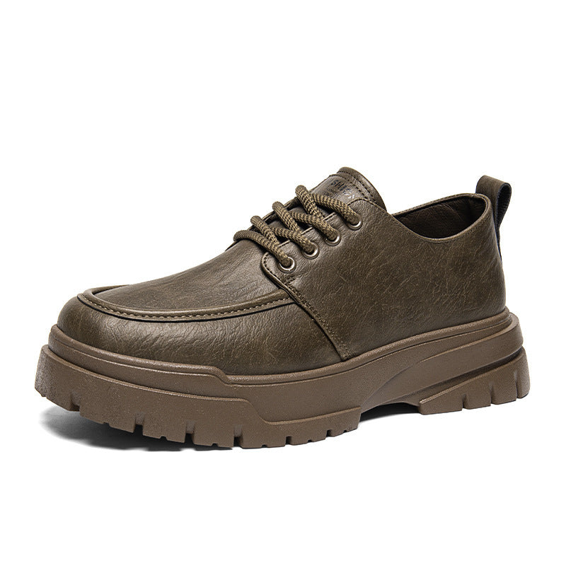 Men's Urban Platform Derby with Padded Shaft and Grippy Off-Road Sole Mune Fashion