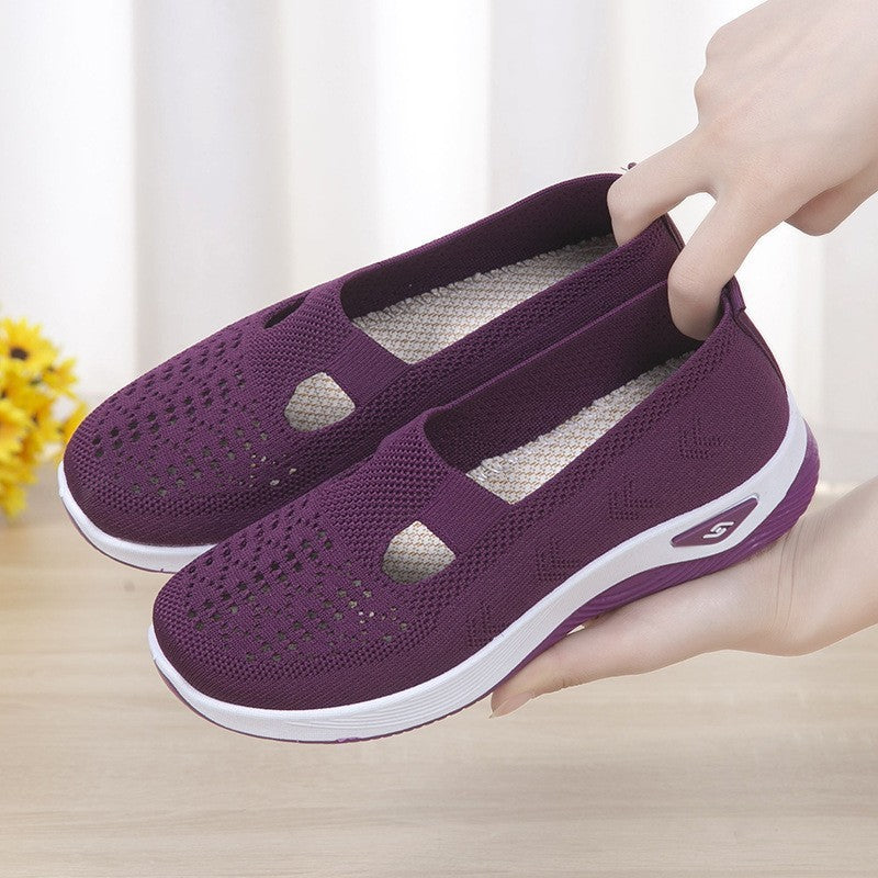 Ladies lightweight knitted slippers with orthopedic comfort sole Mune Fashion