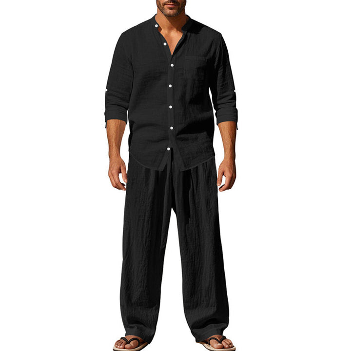 Men's Airy Shirt and Pants Set Mune