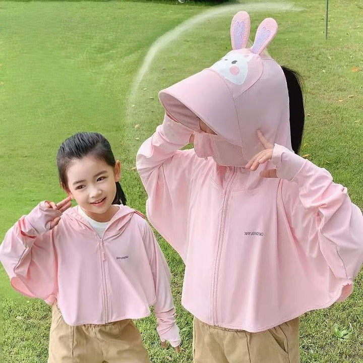 Girls Lightweight Hoodie with Bunny Ears Mune Fashion
