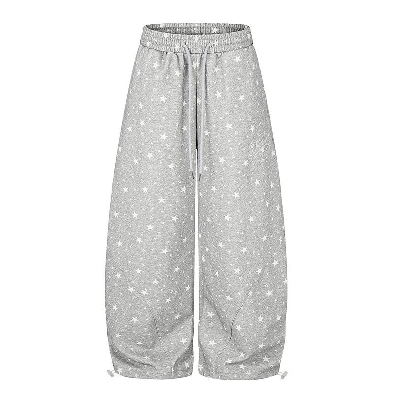 Women's Wide Palazzo Lounge Pants with Comfort Waistband, Drawstring and Adjustable Hem