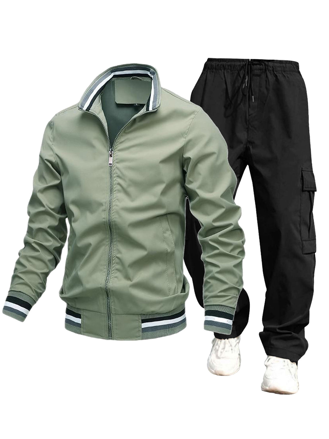 Men's Sports Jacket and Cargo Pants Mune Fashion