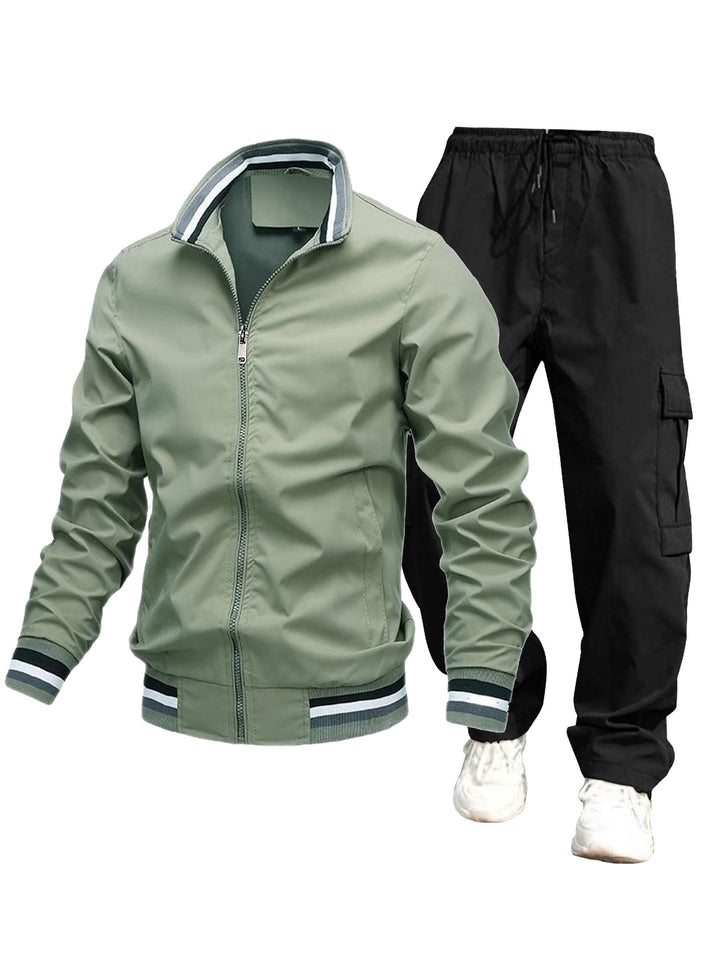 Men's Sports Jacket and Cargo Pants Mune Fashion