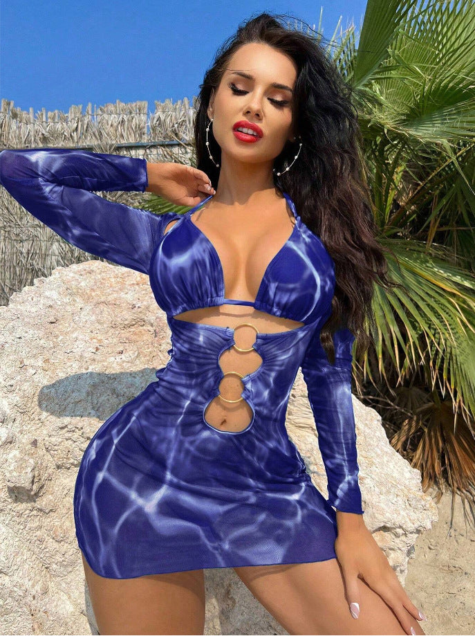Ladies' swimwear dress with sophisticated cut-out design Mune Fashion