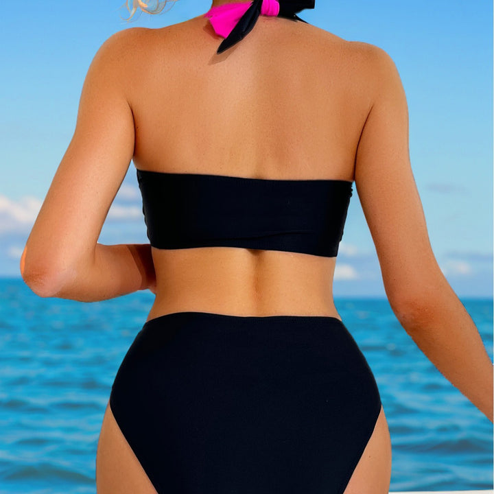 Women’s sporty high-cut bikini set with wrap design Mune Fashion