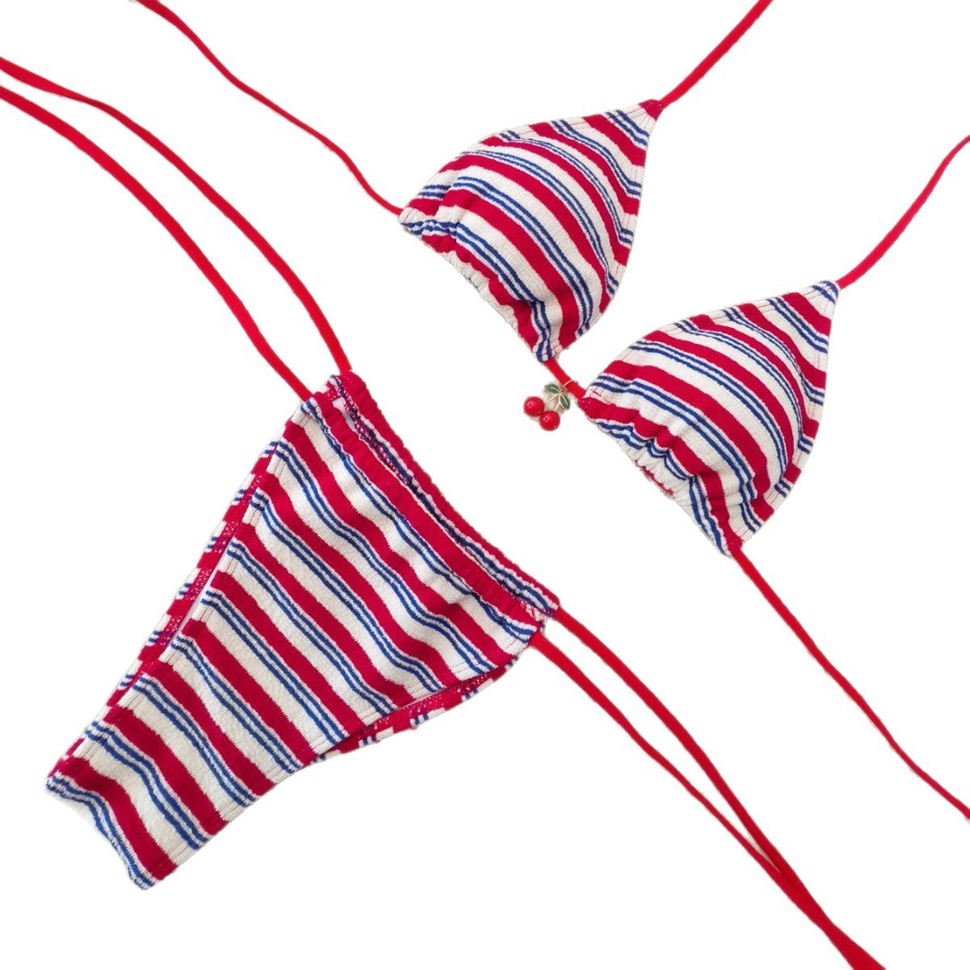 Women's Triangle Bikini with Cute Ruffle Details Mune Fashion