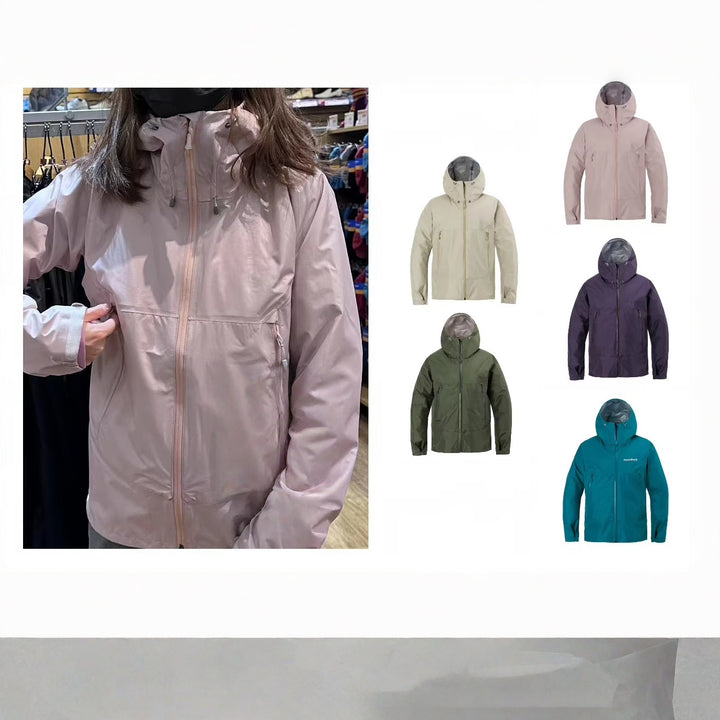 Men's lightweight breathable two-layer rain softshell jacket with adjustable hood and chest pocket Mune Fashion