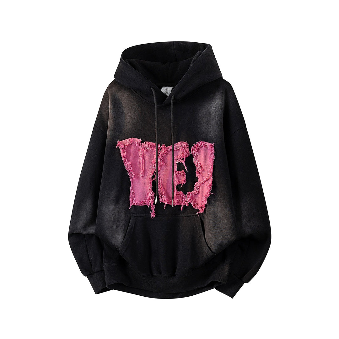 Unisex Oversize Hoodie with handwritten graphic print, kangaroo pocket & ribbed hem Mune Fashion