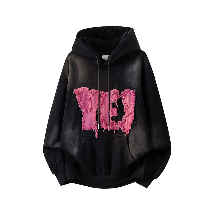 Unisex Oversize Hoodie with handwritten graphic print, kangaroo pocket & ribbed hem Mune Fashion