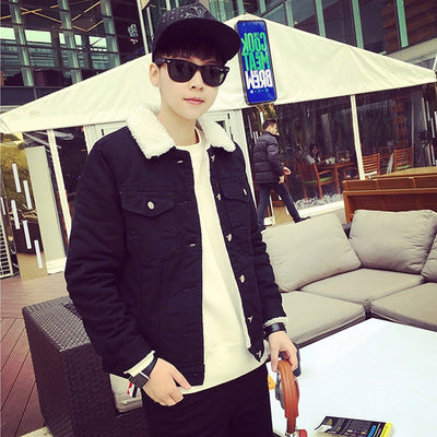 Men's Denim Jacket with Sherpa Lining Mune Fashion