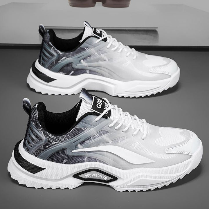 Ladies sporty running and leisure sneakers with breathable mesh construction Mune Fashion