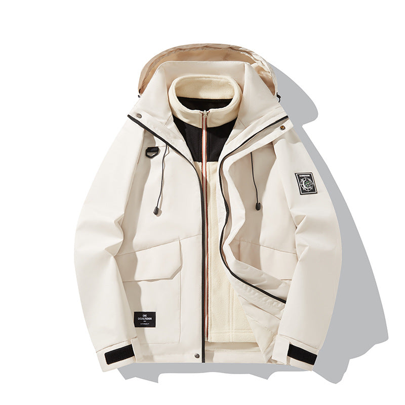 Men's Waterproof Outdoor Jacket with Hood Mune Fashion