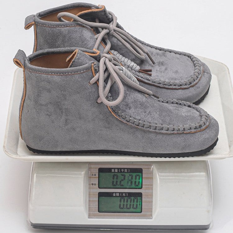 Women nan moccasin ankle boots with hand stitching, soft lining and profiled lightweight sole Mune Fashion