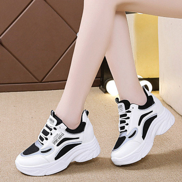 Women's Sporty Chunky Sneakers with Breathable Upper Material from Mune Fashion